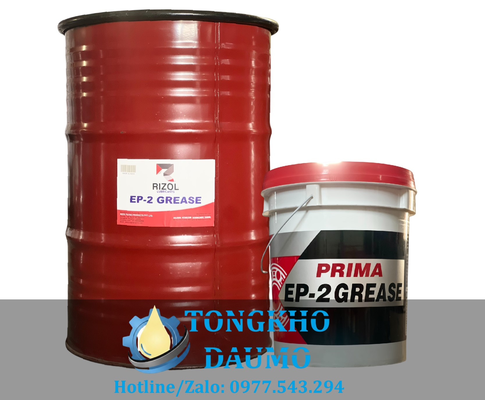 Mỡ bôi trơn Rizol Prima EP 2 chính hãng giá rẻ