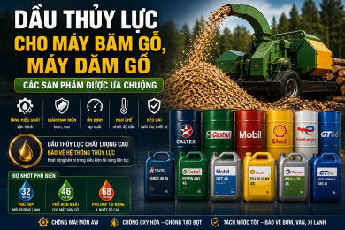 Dầu Thủy Lực Cho Máy Băm Gỗ, Máy Dăm Gỗ