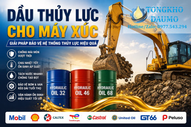 Dầu Thủy Lực Cho Máy Xúc