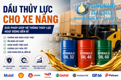 Dầu Thủy Lực Cho Xe Nâng