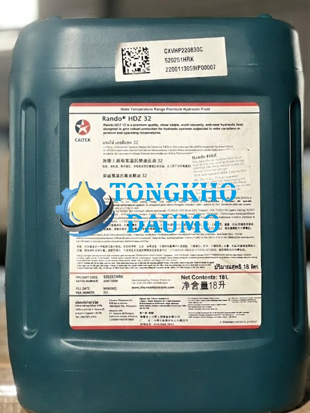 Dầu thủy lực Caltex Rando HDZ 32 – Chính hãng – Giá tốt