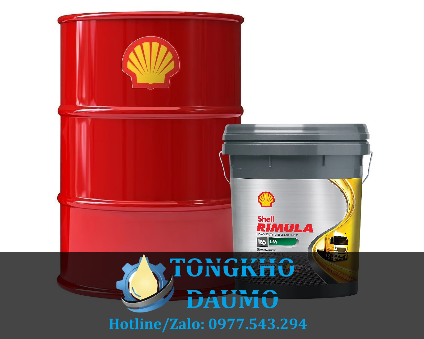 Dầu động cơ diesel Shell Rimula R6 LM 10W-40 API CK-4