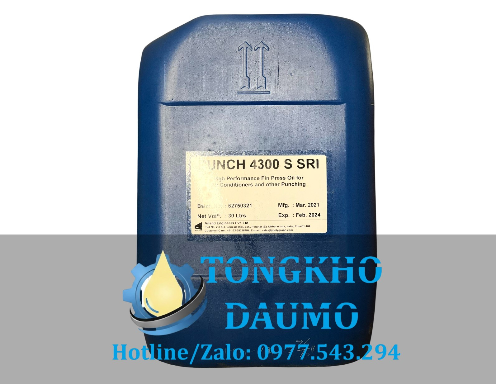 Dầu dập kim loại bay hơi nhanh Molygraph Punch 4300 S SRI