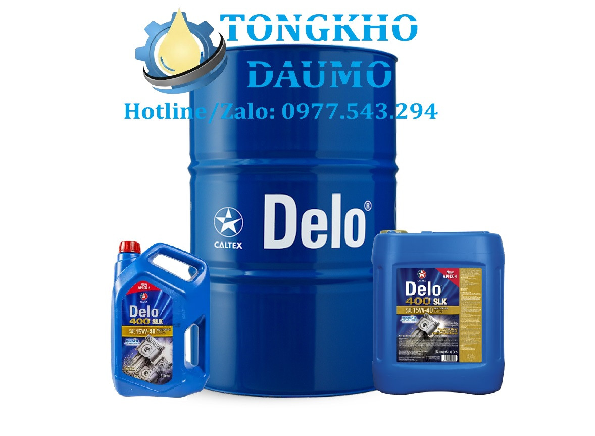 Dầu động cơ Caltex Delo 400 SLK SAE 15W-40 API CK4