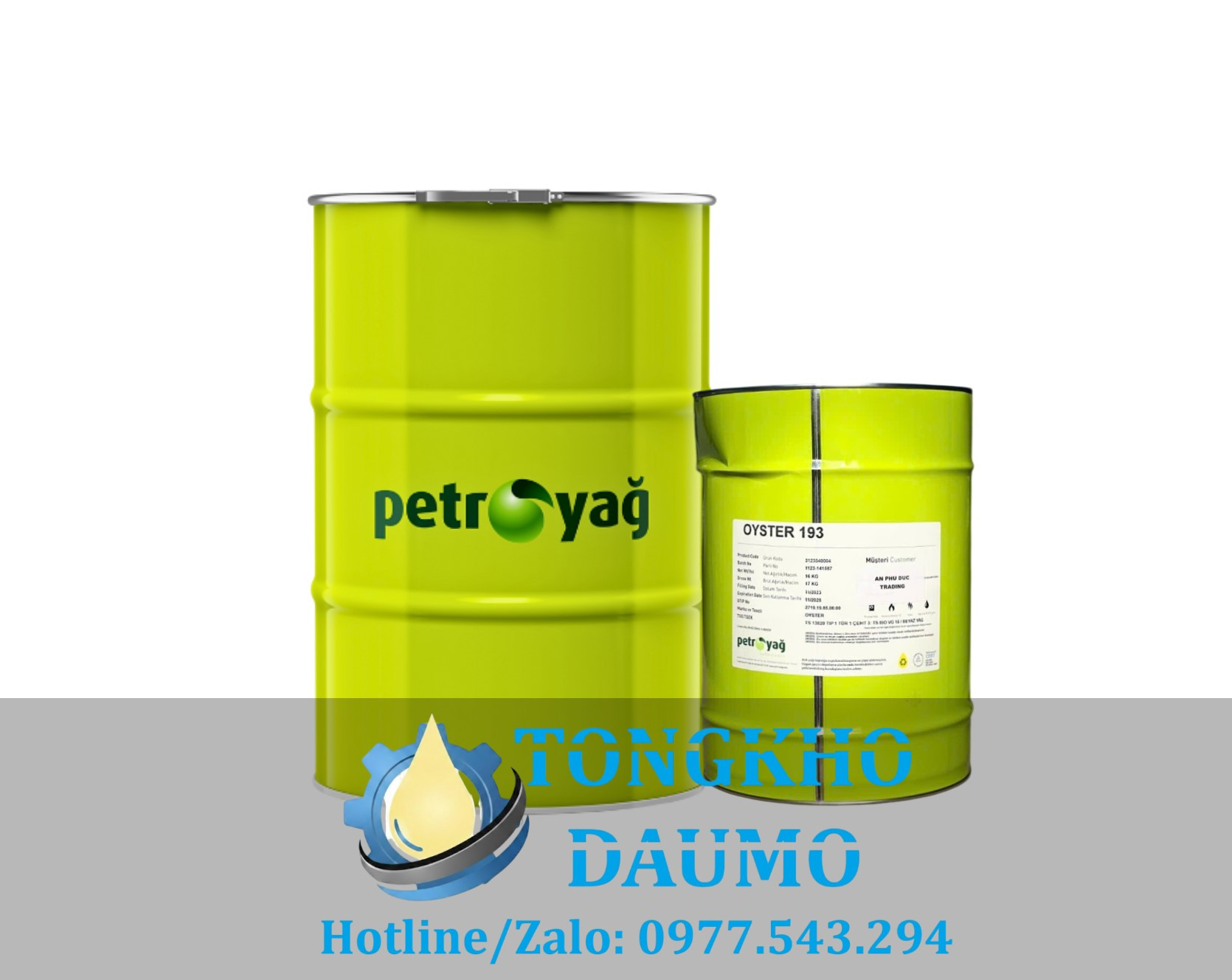 Dầu khoáng trắng Petroyag Oyster 193 – White Oil/Paraffin Oil VG 15