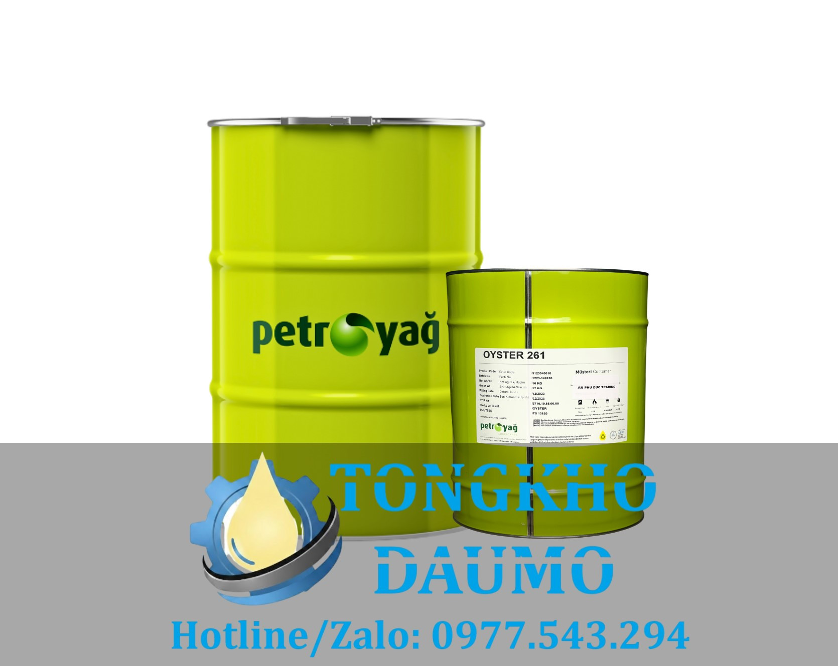 Dầu khoáng trắng Petroyag Oyster 261 – White Oil/Paraffin Oil VG 100