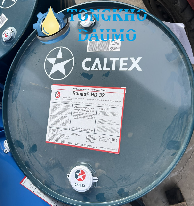 Dầu thủy lực Caltex Rando HD 32 – Nhớt thủy lực 22 32 46 68 100 150