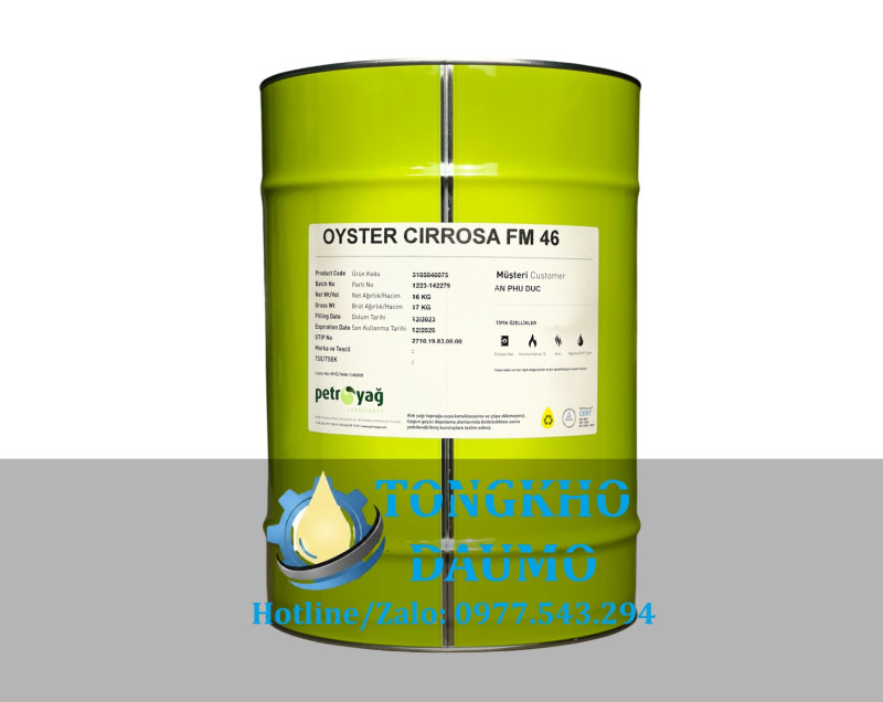 Dầu thủy lực thực phẩm Petroyag Oyster Cirrosa FM 46