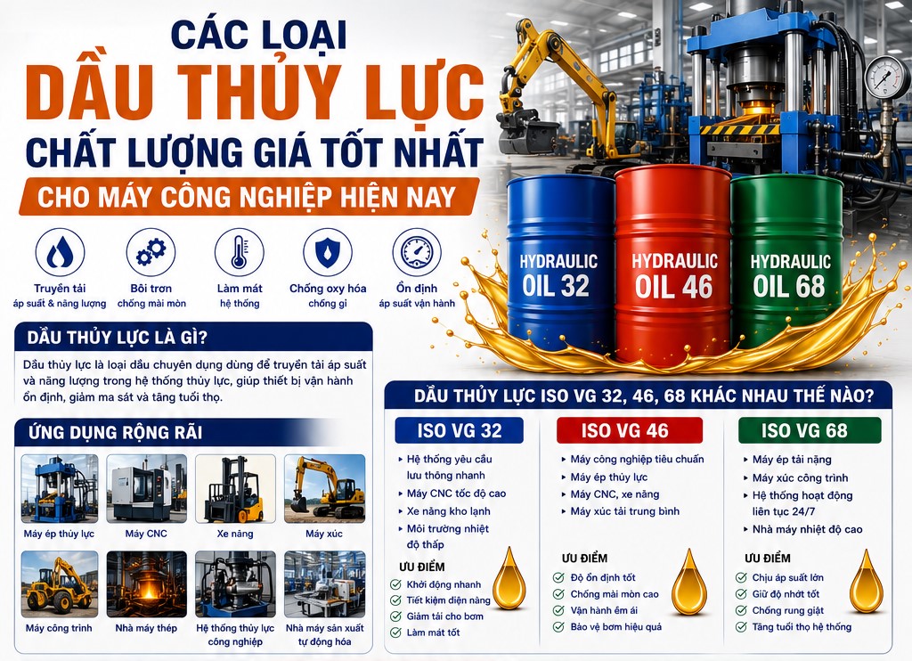 dầu thủy lực là gì