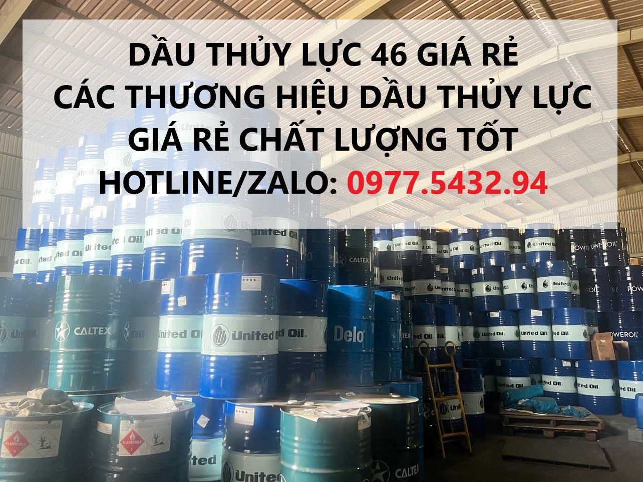 dầu thủy lực 46 giá rẻ