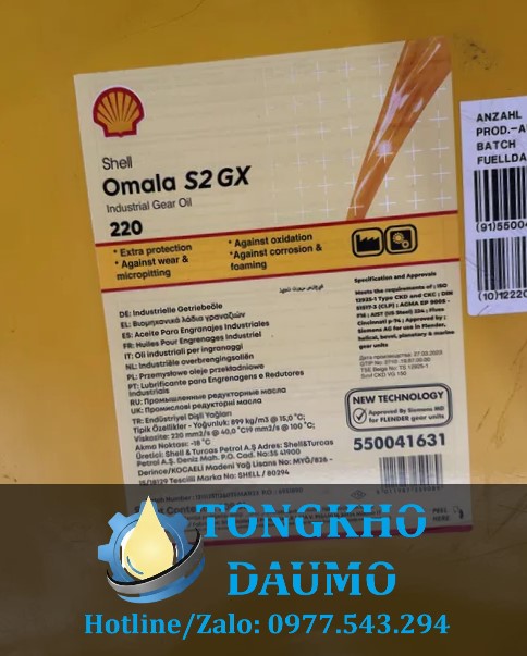 dầu bánh răng 220