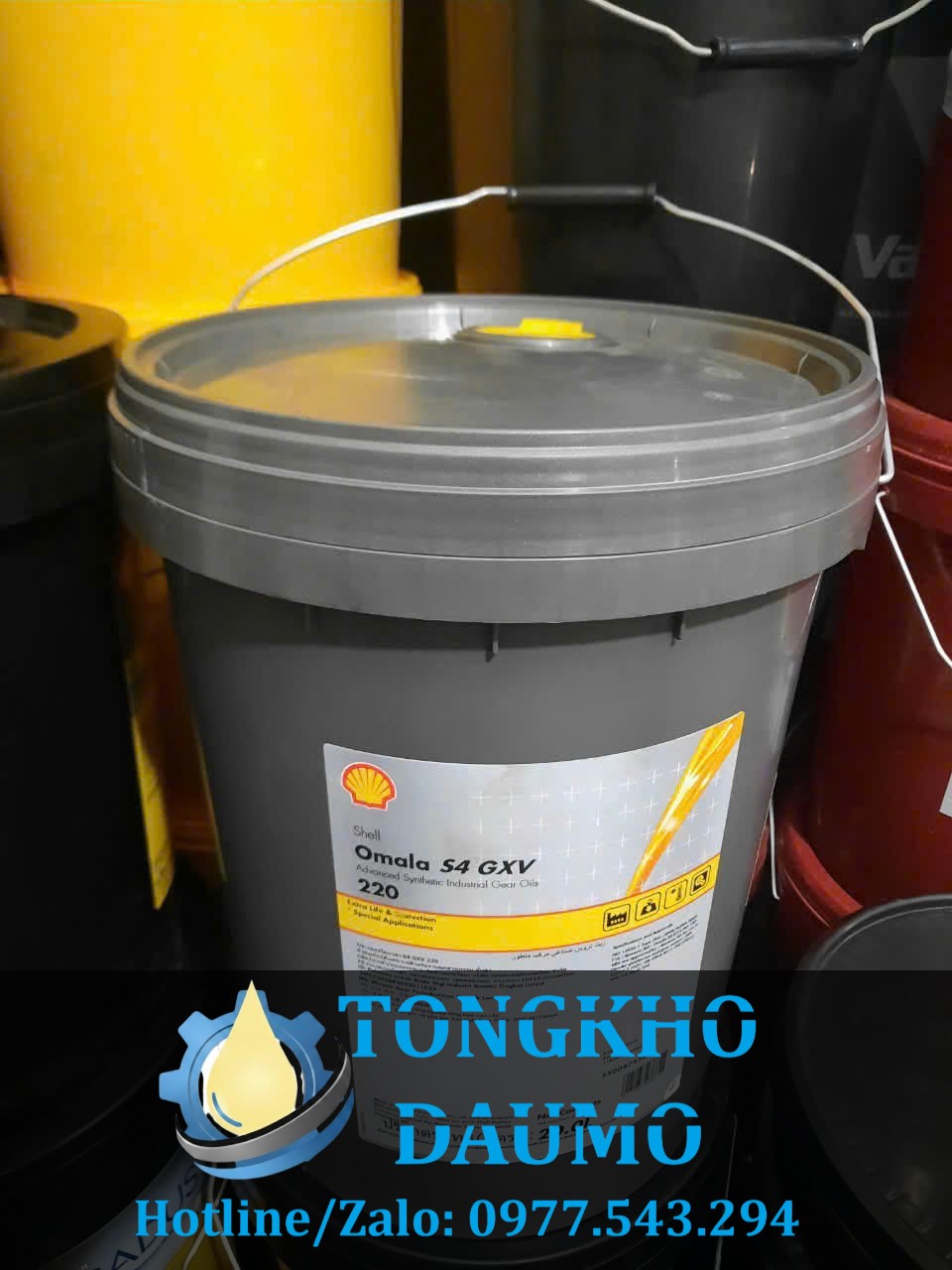 dầu bánh răng tổng hợp omala s4 gxv 220