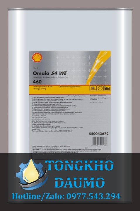 dầu bôi trơn bánh răng tổng hợp vg 460