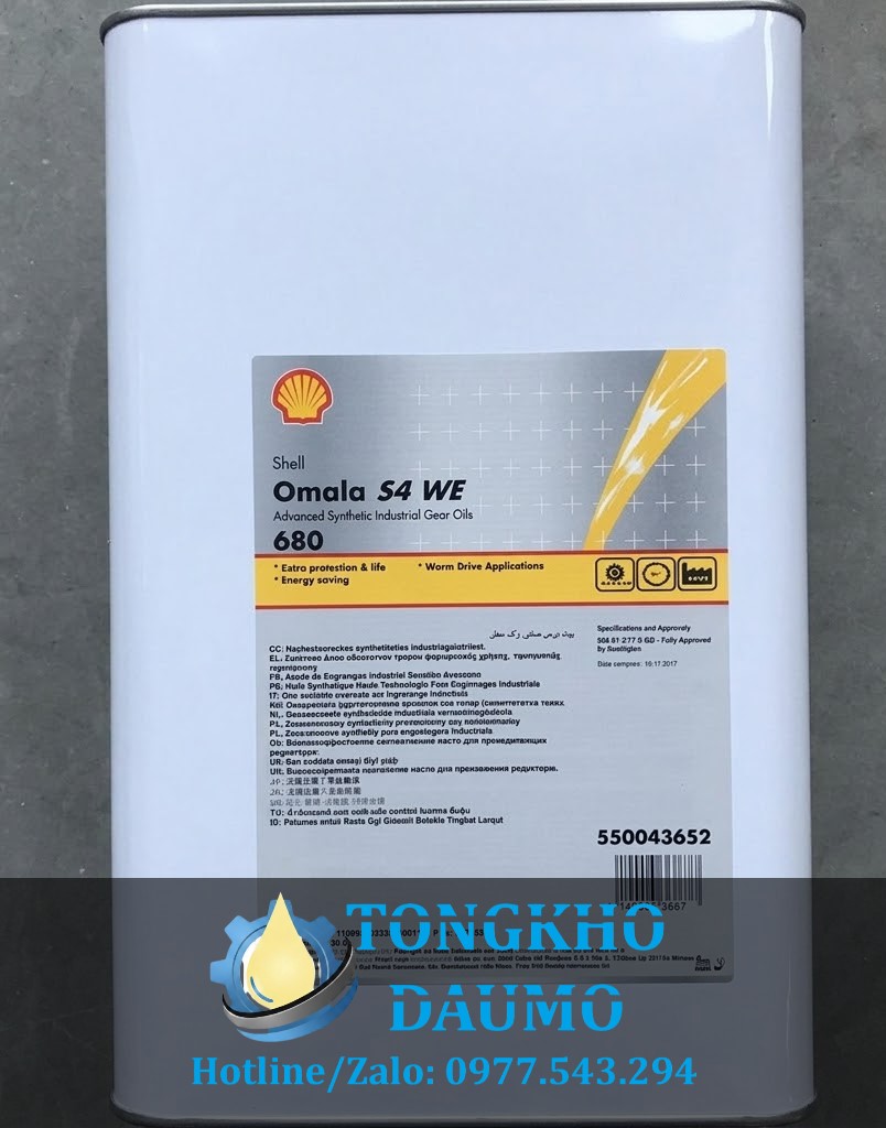 dầu bôi trơn bánh răng trục vít