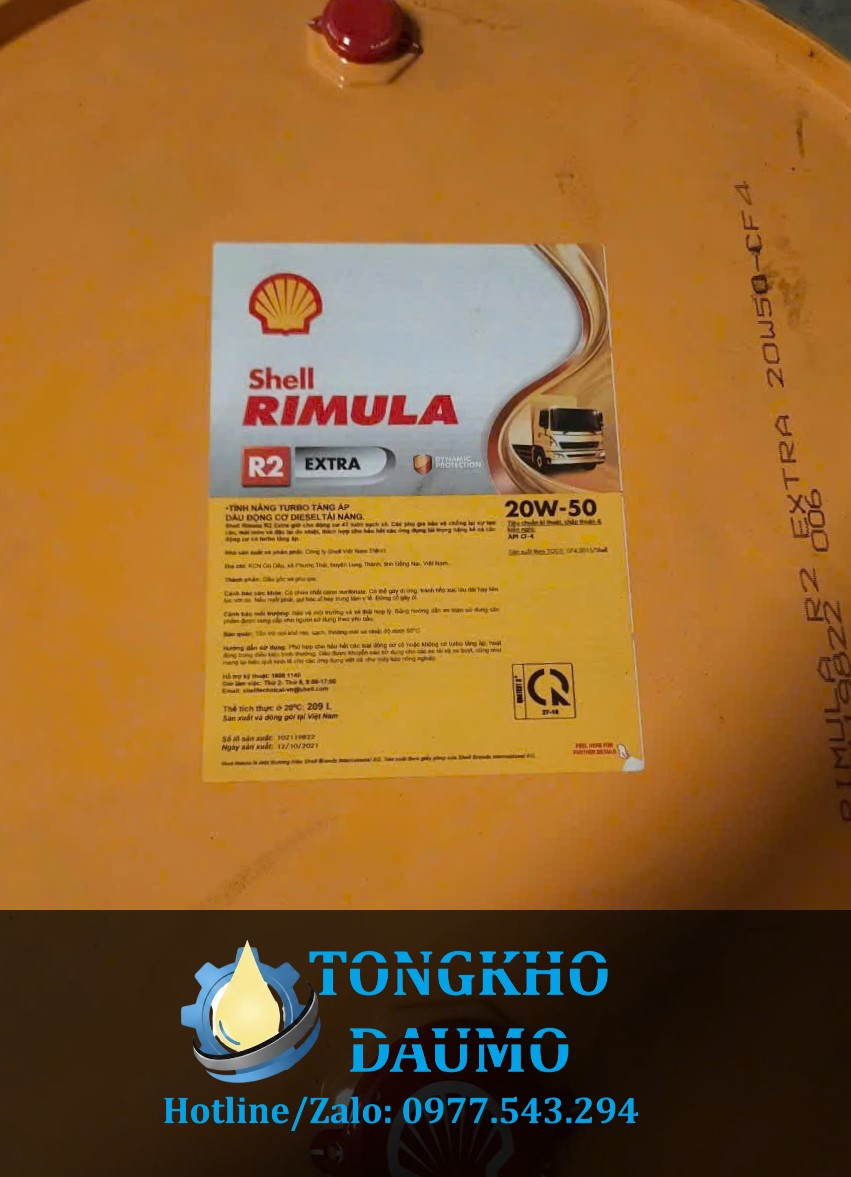 dầu động cơ diesel shell rimula r2 extra