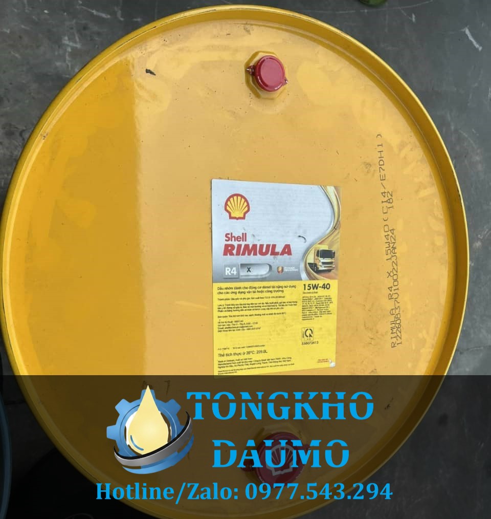 dầu động cơ shell rimula r4 x 15w40 ci-4