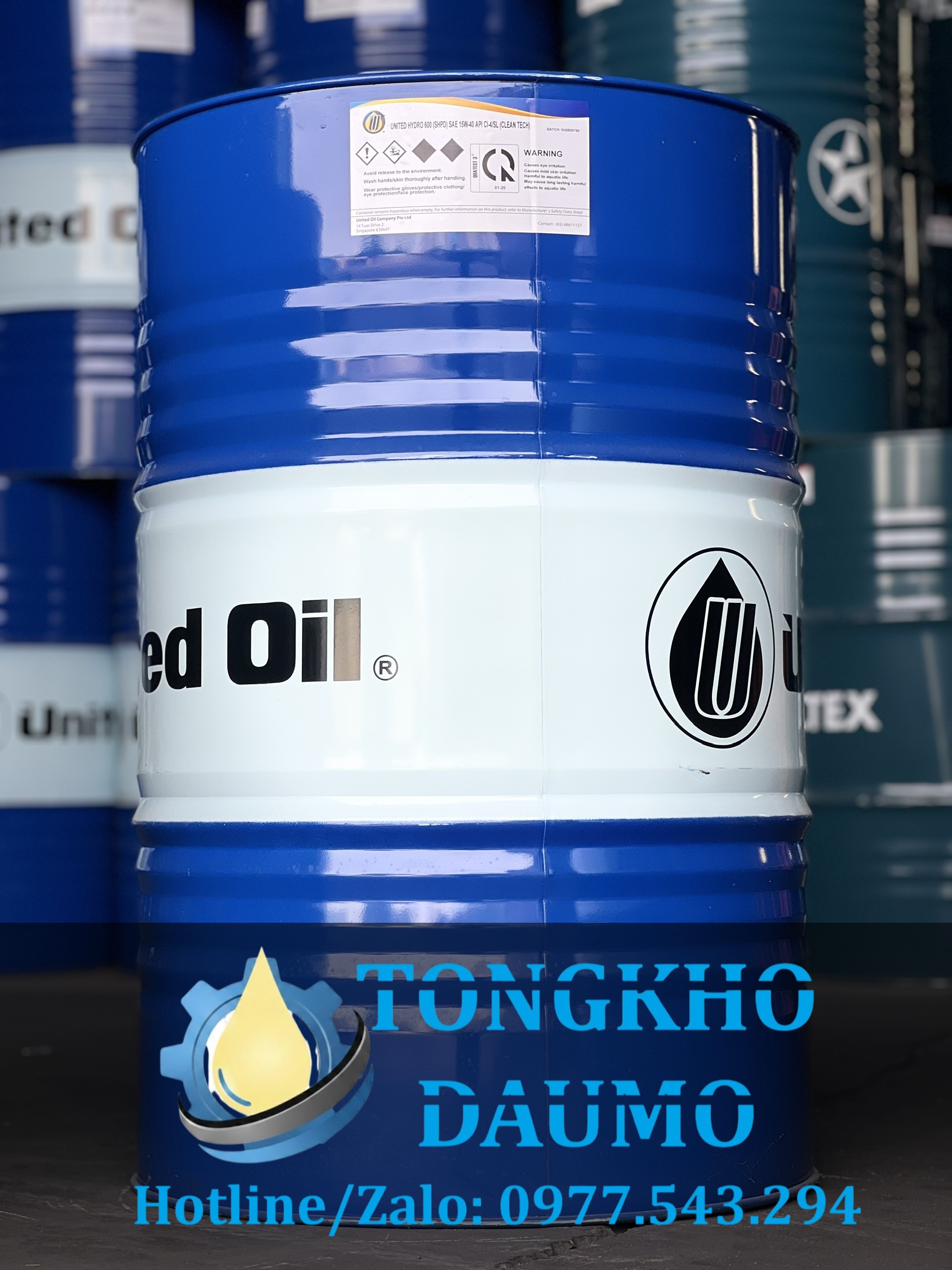 dầu nhớt united hydro 600 sae 15w40
