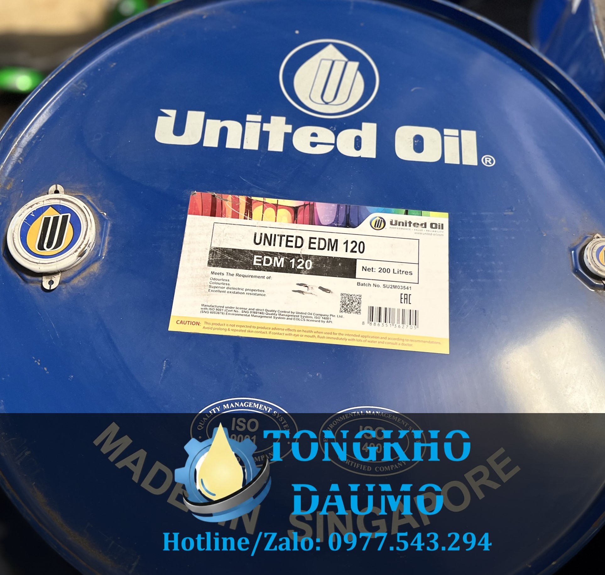 dầu gia công tia lửa điện united edm 120