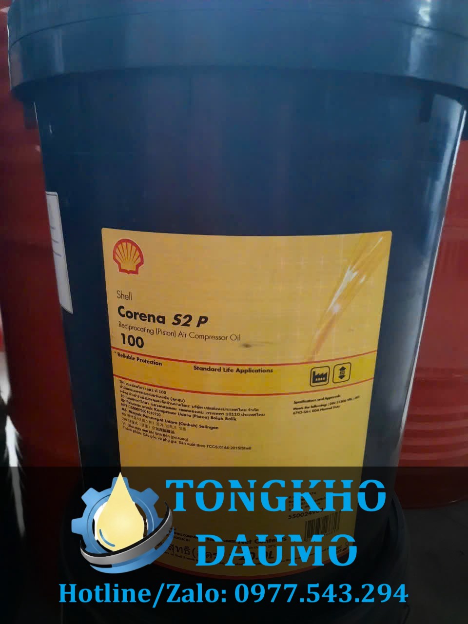 dầu bơm hút chân không shell corena s2 p 100