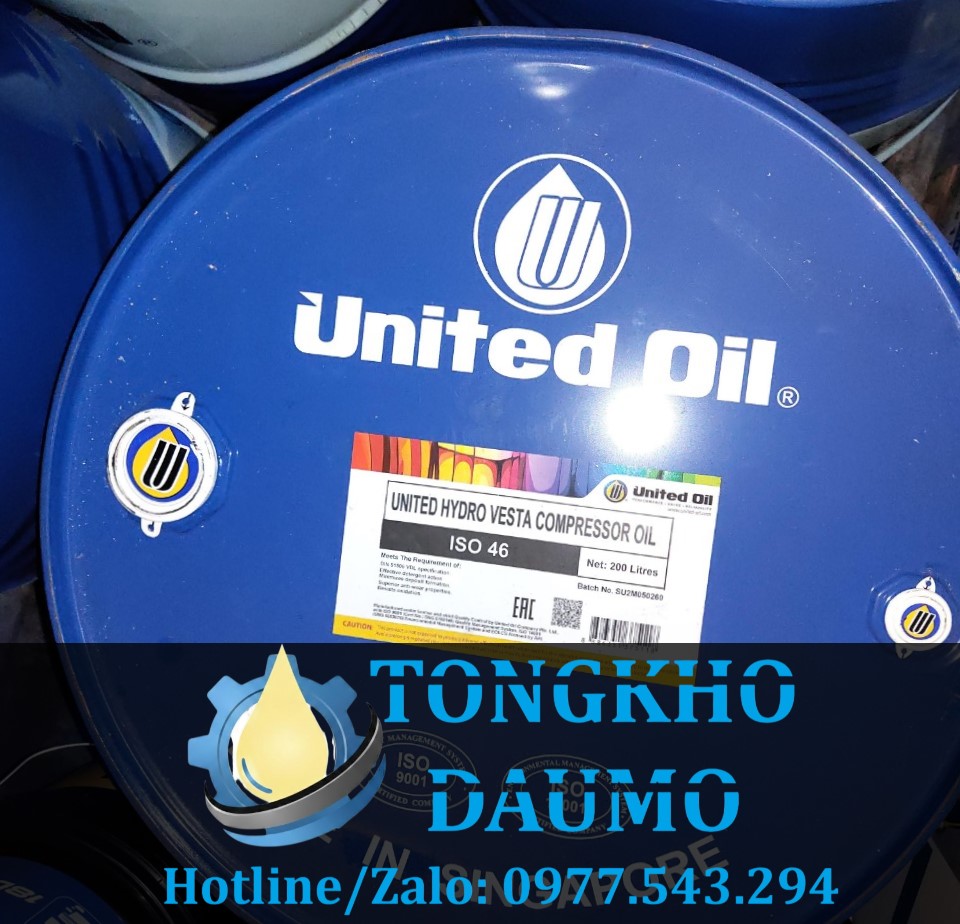 dầu máy nén khí united hydro vesta compressor oil 46