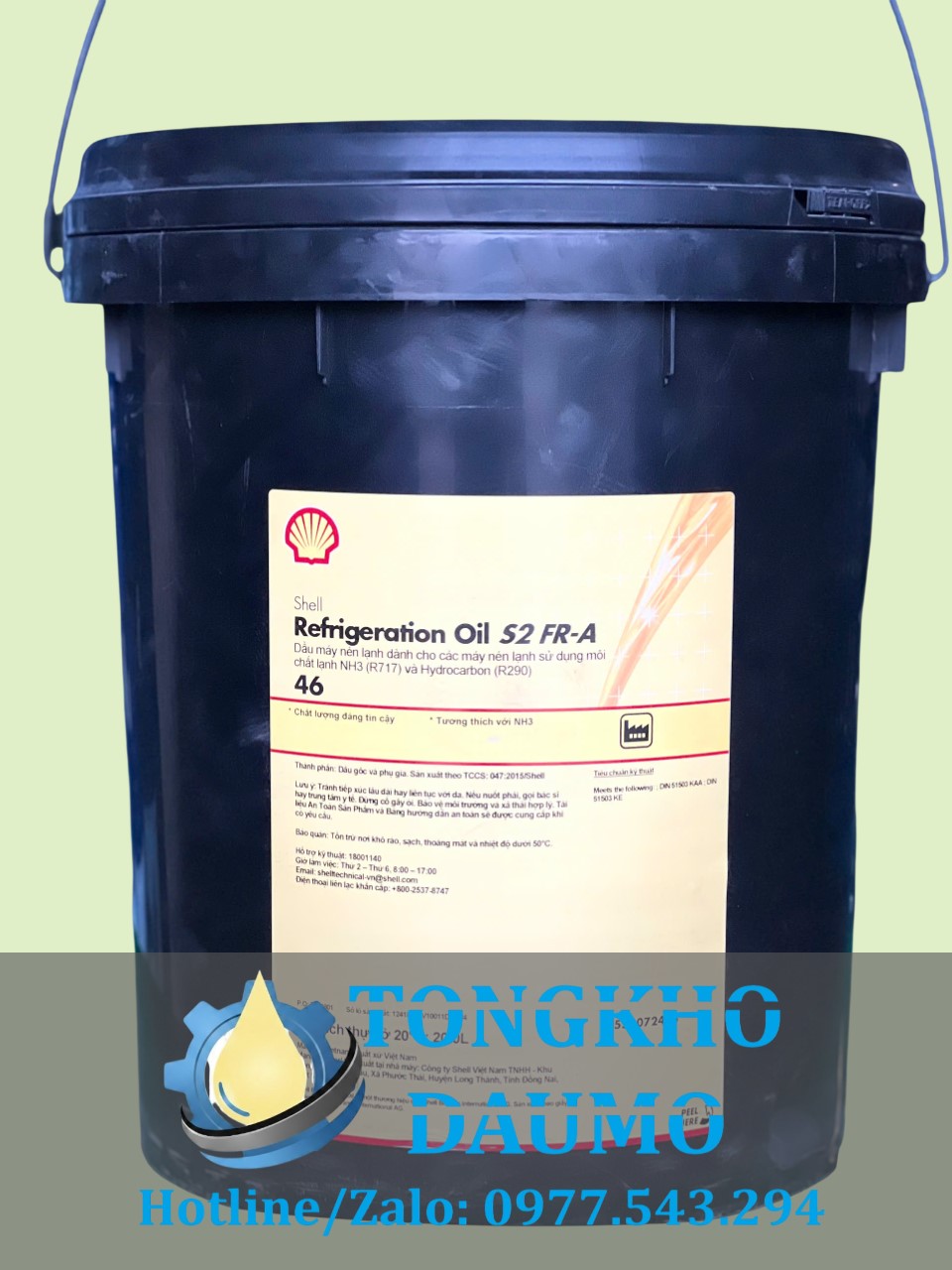 dầu máy nén lạnh shell fr-a 46