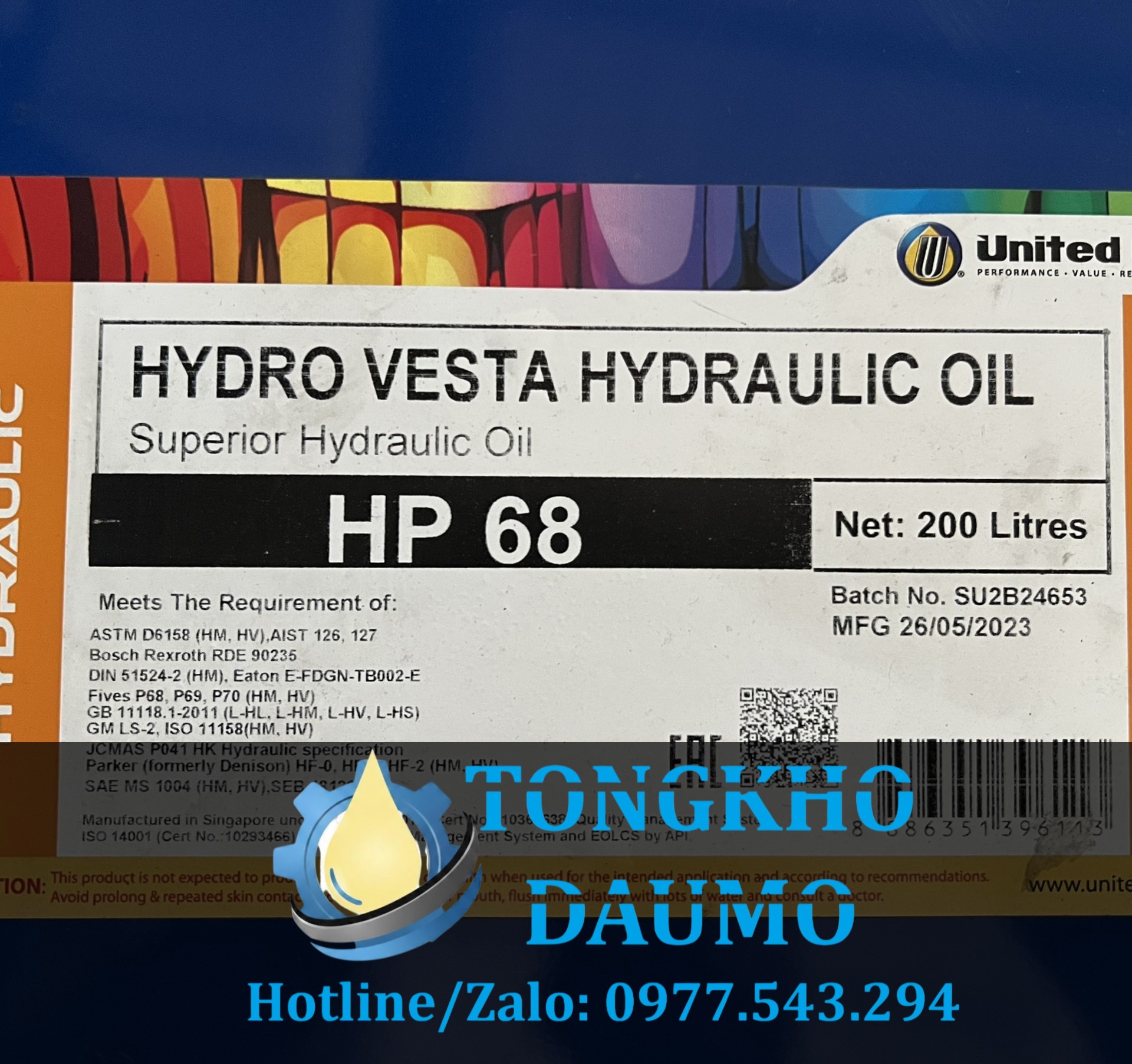 dầu thủy lực chống mài mòn cao cấp