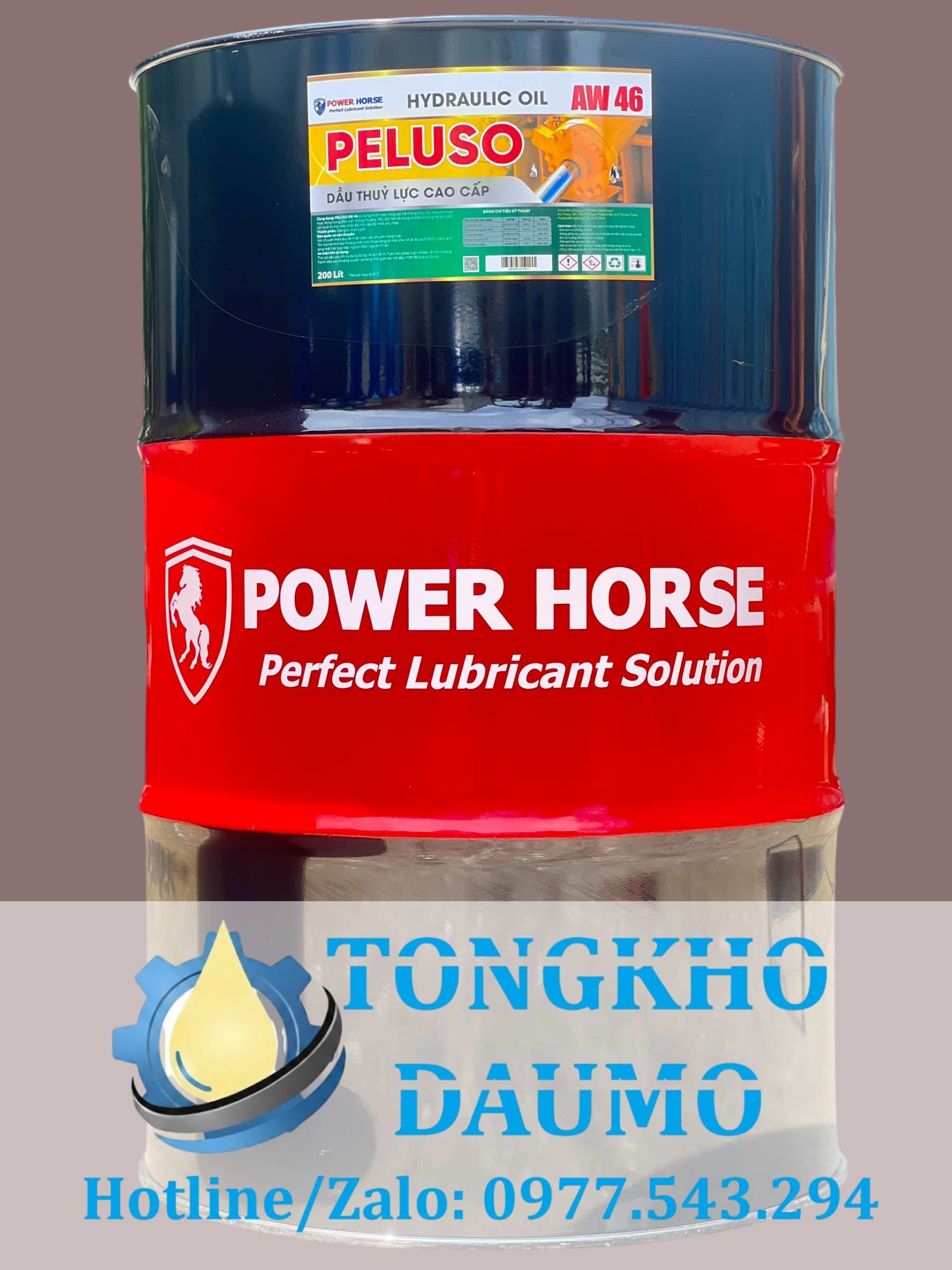dầu thủy lực chống mài mòn peluso aw 46
