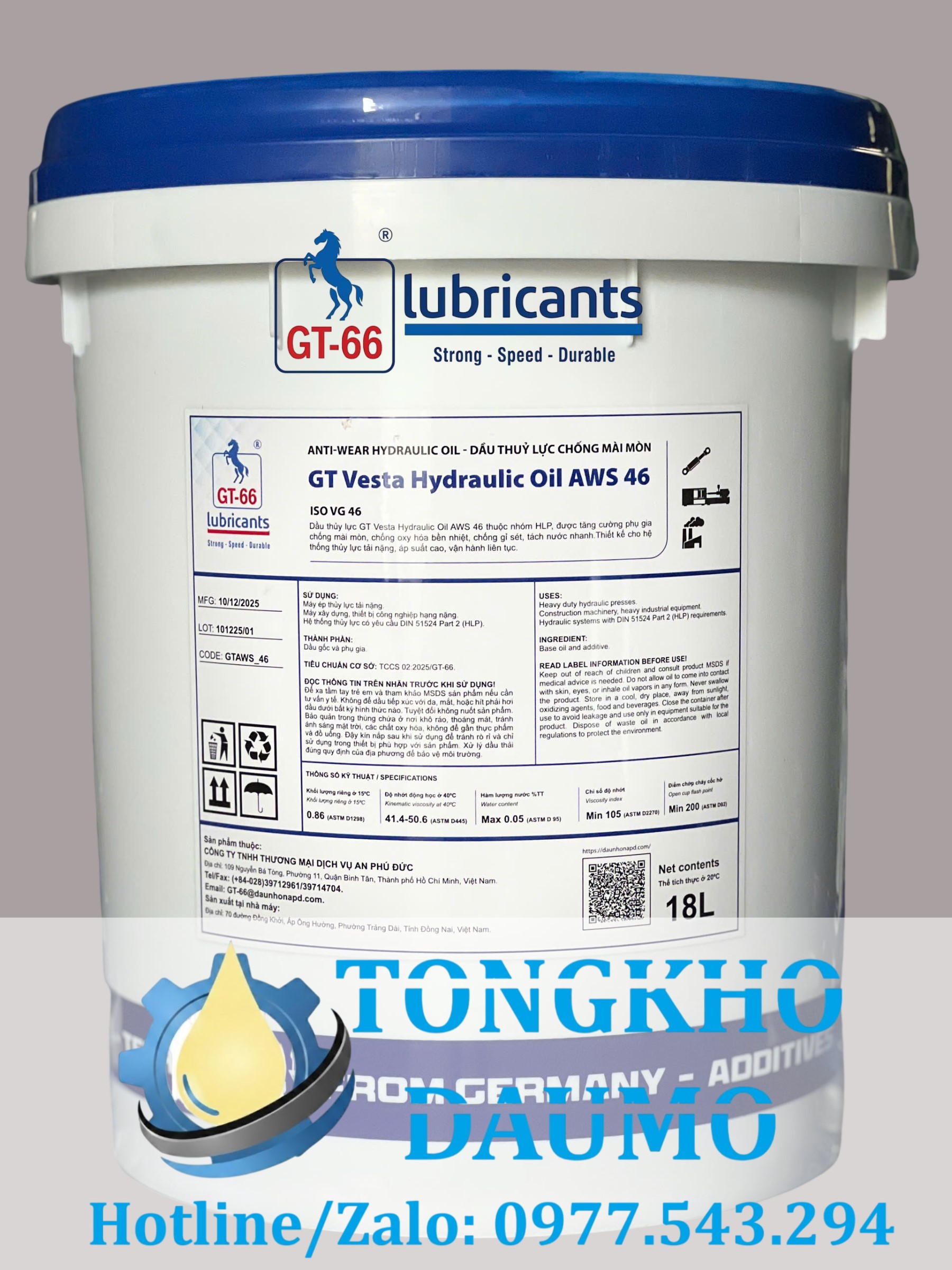gt vesta hydraulic aws 46 chính hãng giá tốt