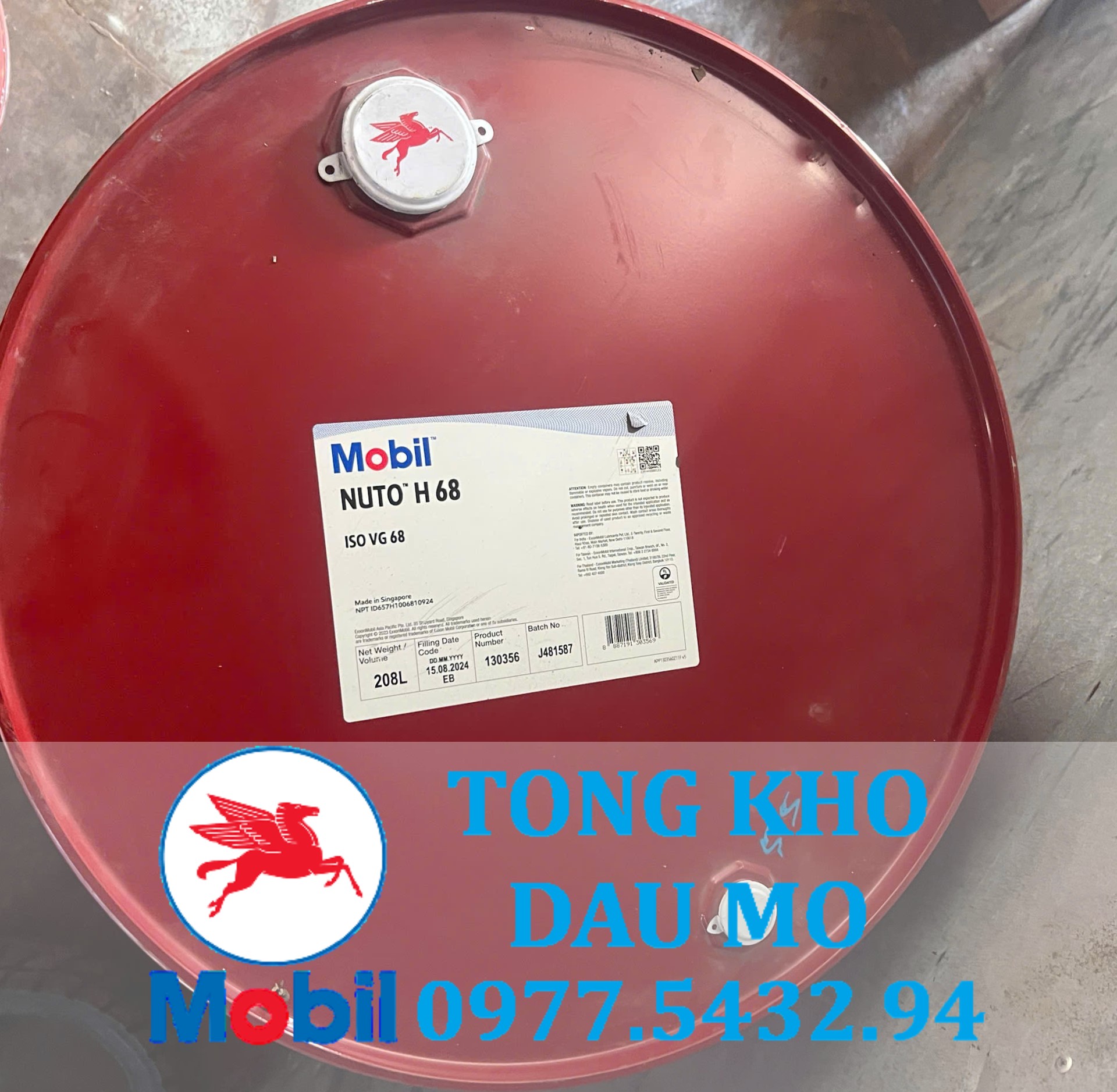 dầu thủy lực mobil 68 giá tốt
