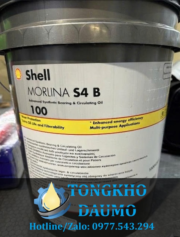 dầu tuần hoàn tổng hợp shell morlina s4 b 100