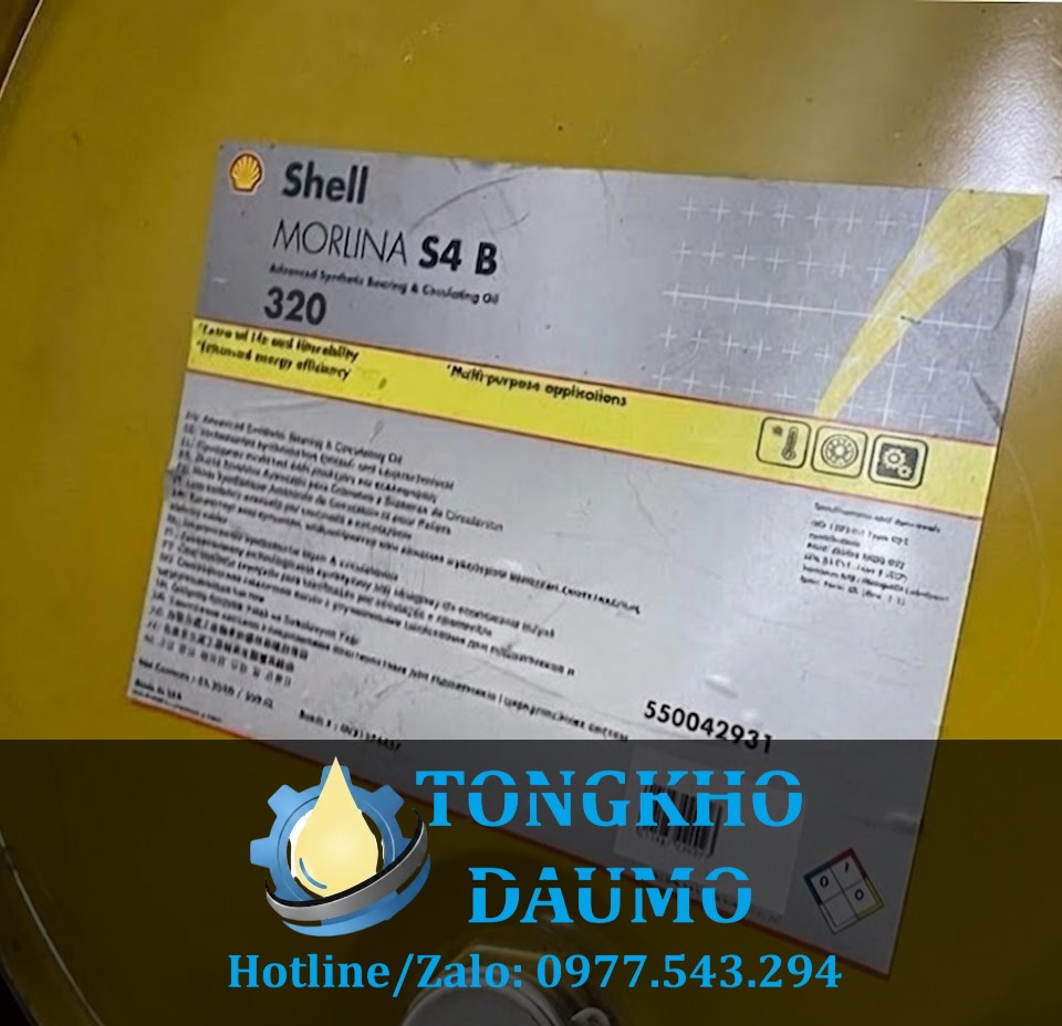 dầu shell morlina s4 b 320 chính hãng giá tốt