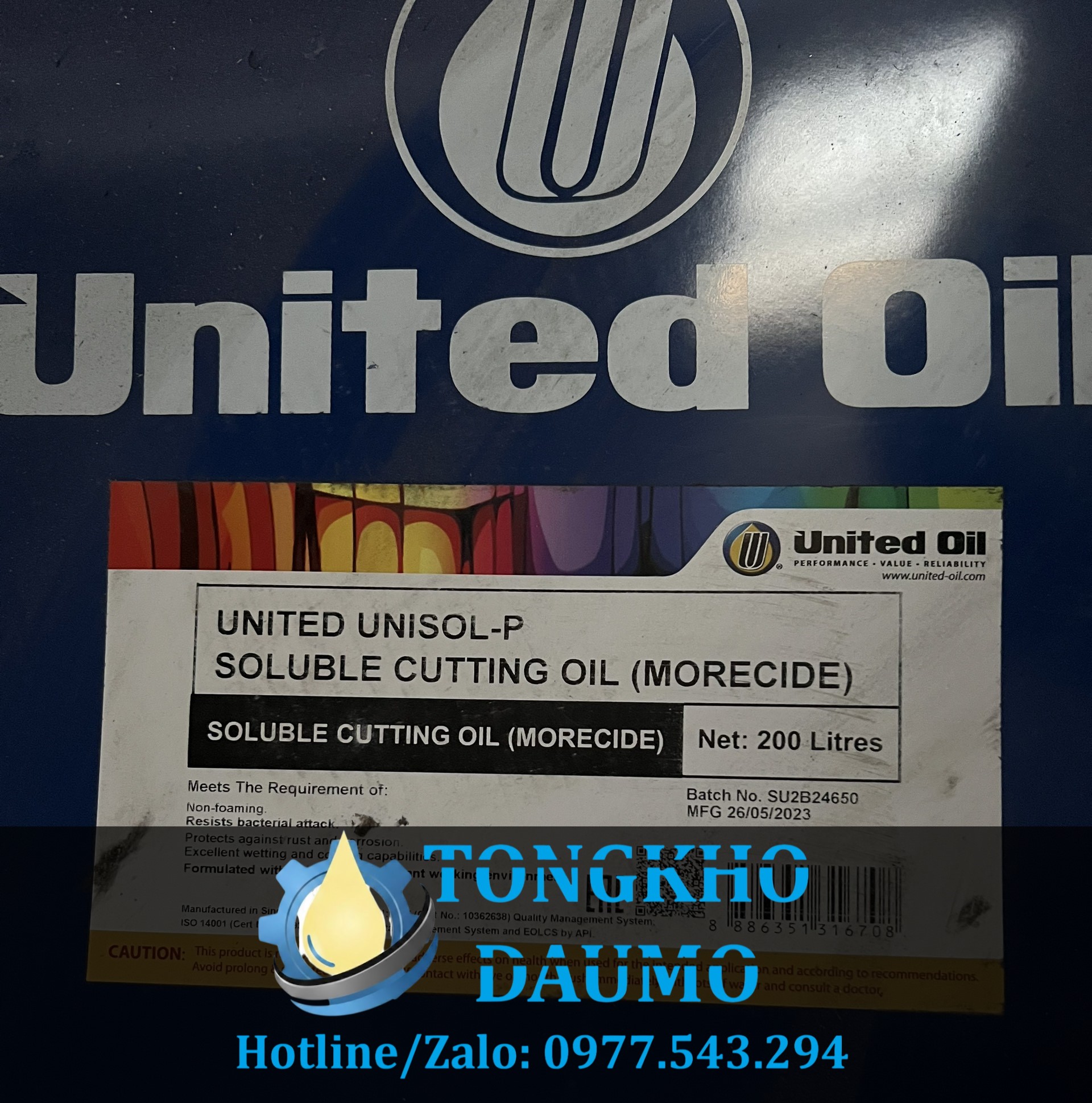 dầu cắt gọt kim loại united unisol-p solube cutting oil