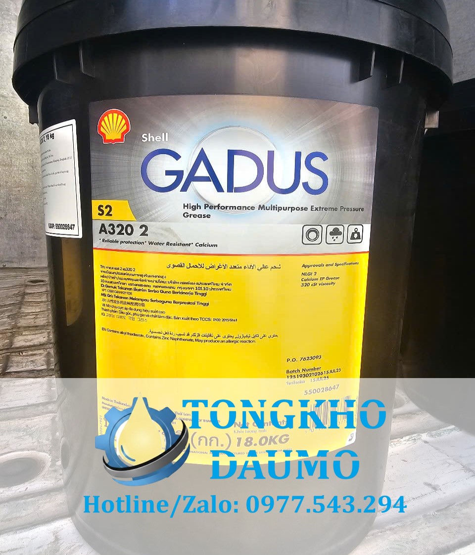 shell gadus s2 a320 2 chính hãng giá tốt