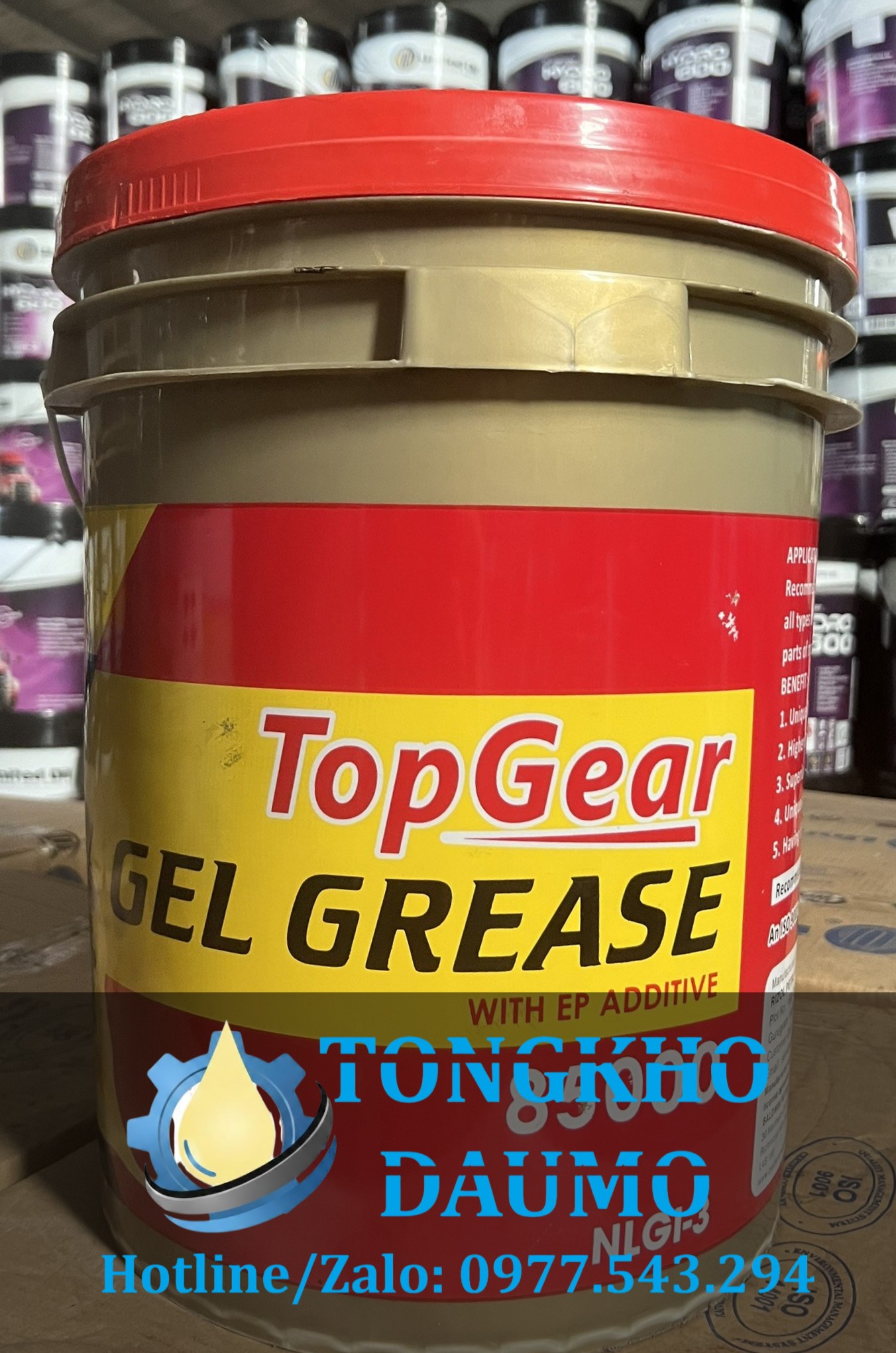 Mỡ chịu nhiệt Rizol Topgear Lithium Complex