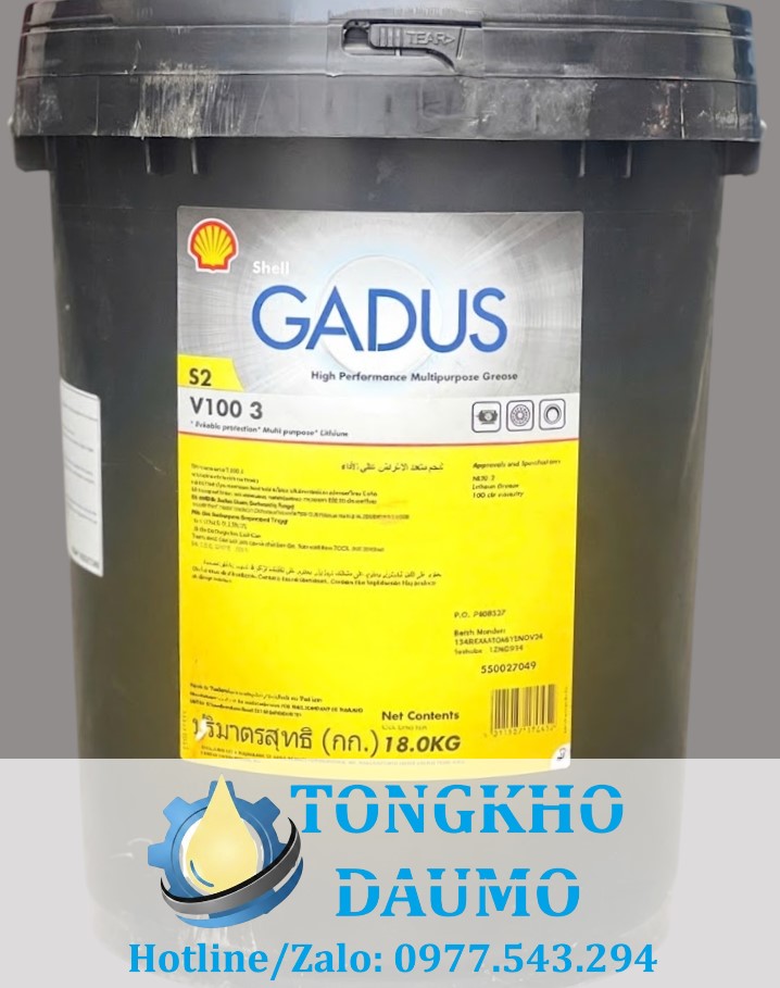 shell gadus s2 v100 3 chính hãng giá tốt