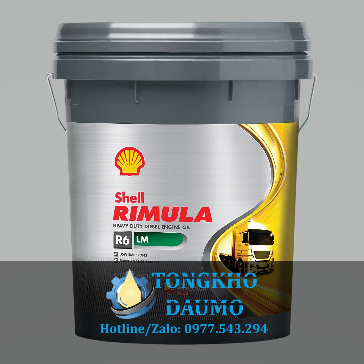 dầu động cơ diesel Shell rimula r6 lm 10w40