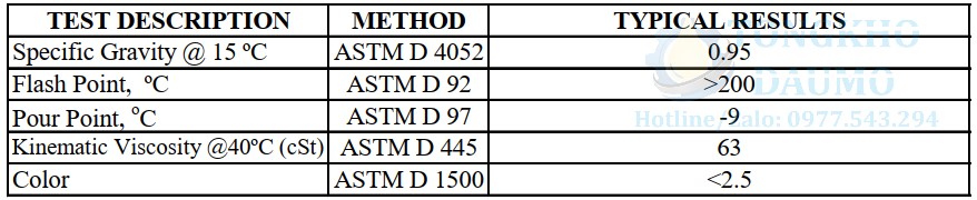 thông số kỹ thuật dầu dập vuốt united unidraw np 68