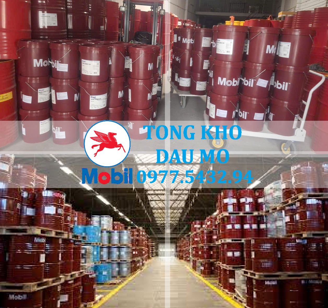 dai lý bán dầu thủy lực mobil nuto h 32